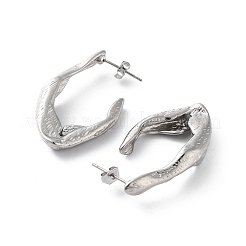 Non-Tarnish 304 Stainless Steel Stud Earrings&nbsp;EJEW-D095-03P