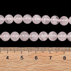 Natural Madagascar Rose Quartz Beads Strands&nbsp;G-Z146-A01-6mm-02