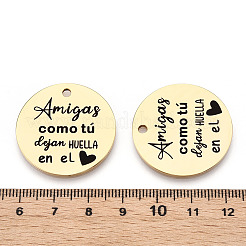 201 Stainless Steel Pendants&nbsp;LS-STAS-T064-37G-30