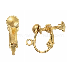 Brass Screw Clip Earring Converter&nbsp;EC143-NFG