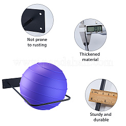 Iron Wall Mounted Sport Ball Storage Holder&nbsp;AJEW-WH0596-658