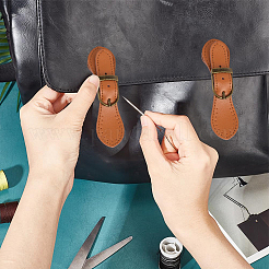 CutHollow 2Pcs Leather Toggle Buckle&nbsp;AJEW-CL0001-26B