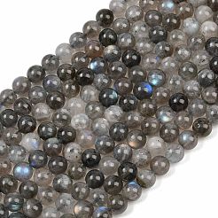 Natural Labradorite Beads Strands&nbsp;G-Z133-A01-7mm-02