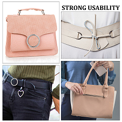 8Pcs 4 Colors Zinc Alloy Linking Rings&nbsp;FIND-GF0003-21