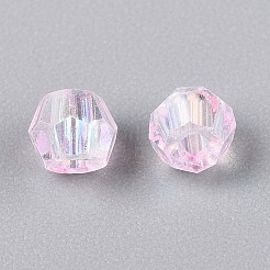 Transparent Spray Painted Glass Beads&nbsp;EGLA-N018-4mm-11