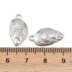 Brass Micro Pave Cubic Zirconia Pendants&nbsp;KK-K407-46D-P