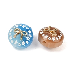 Spray Paint Luminous Resin & Alloy Beads&nbsp;RE-CBAC4C7-16