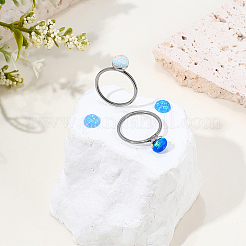 4Pcs 4 Colors Resin Imitation Opal Cabochons&nbsp;RESI-PH0002-71
