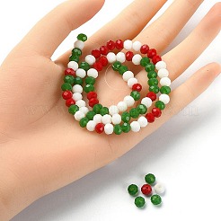 Christmas Theme Glass Beads Strands&nbsp;GLAA-YW0001-82B