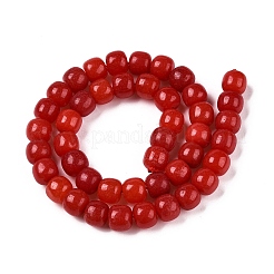 Dyed Natural White Jade Beads Strands&nbsp;G-T138-S15