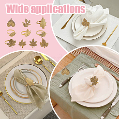 20Pcs 10 Styles Iron Napkin Rings&nbsp;DIY-GO0002-94