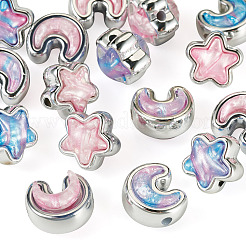 16Pcs 4 Styles Opaque Acrylic Beads&nbsp;OACR-TA0004-25