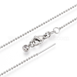 Brass Ball Chain Necklaces for Women&nbsp;NJEW-G084-14P