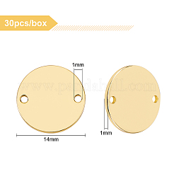 Smooth Brass Links&nbsp;KK-BC0001-51G
