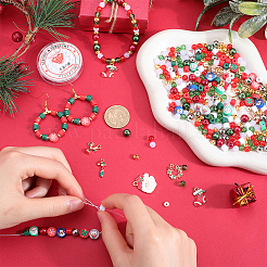 Christmas DIY Bangles Jewelry Making Kit&nbsp;DIY-SC0026-16