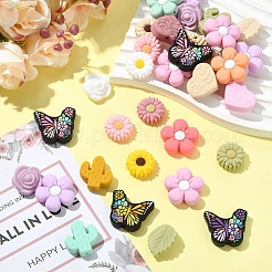 20Pcs 10 Styles Silicone Beads&nbsp;SIL-YW0002-41