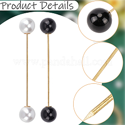 10Bags 2 Colors Alloy Kilt Pins for Clothes&nbsp;JEWB-CY0001-07