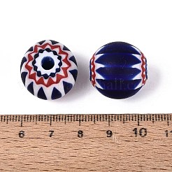 Handmade Millefiori Glass Round Beads&nbsp;LA-N002-12B