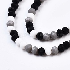Opaque Glass Beads Strands&nbsp;GLAA-T006-15
