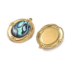 Natural Paua Shell Pendants&nbsp;STAS-G397-24G-02