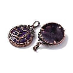 Natural Amethyst Pendants&nbsp;G-A241-02R-21