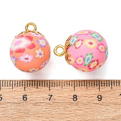 Handmade Polymer Clay Pendants&nbsp;CLAY-C008-04