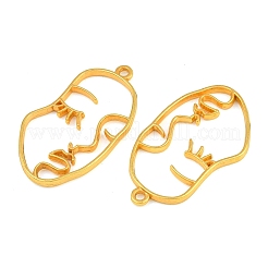 Alloy Open Back Bezel Pendants&nbsp;PALLOY-I197-12G