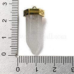Natural Quartz Crystal Pointed Pendants&nbsp;STAS-K273-03G-05