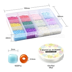 DIY Candy Color Seed Beads Bracelet Making Kit&nbsp;SEED-YW0001-79