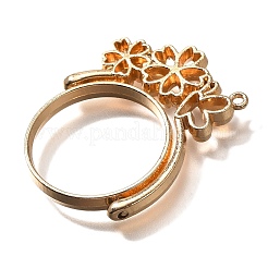 Alloy Open Back Bezel Pendants&nbsp;PALLOY-I223-05LG