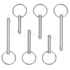 6Pcs 3 Styles 316 Surgical Stainless Steel Ball Pin&nbsp;STAS-AR0002-67