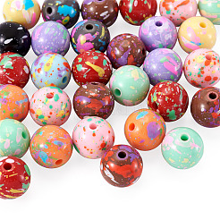 30Pcs Opaque Acrylic Beads&nbsp;OACR-TA0004-29
