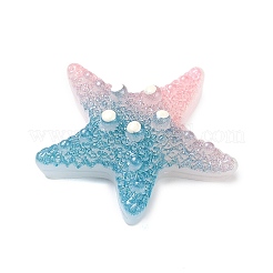 Gradient Color Opaque Resin Decoden Cabochons&nbsp;CRES-P036-01A-03