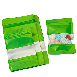 18Pcs 3 Styles PE Resealable Bags with Window&nbsp;OPP-TAD0001-01C