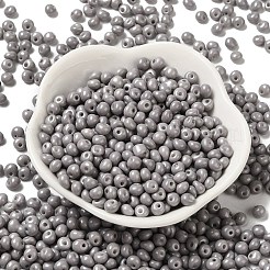 6/0 Opaque Baking Paint Glass Seed Beads&nbsp;SEED-M012-02A-17