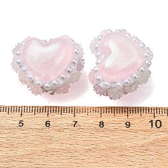 Rwsin & ABS Imitation Pearl & Polymer Clay Beads&nbsp;RE-CBA1913-01C