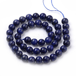 Natural Lapis Lazuli Beads Strands&nbsp;G-S259-43-6mm