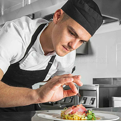 Adjustable Polyester Chef Hat&nbsp;AJEW-WH20064-27B