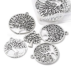 10Pcs 5 Styles Tibetan Style Alloy Pendants&nbsp;TIBEP-YW0001-47