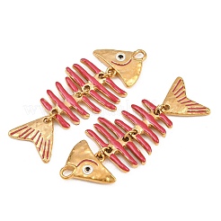 304 Stainless Steel Enamel Big Pendants&nbsp;STAS-Z202-07G-02