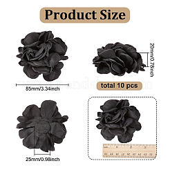 Polyester Flower Ornament Accessories&nbsp;DIY-WH0740-31A