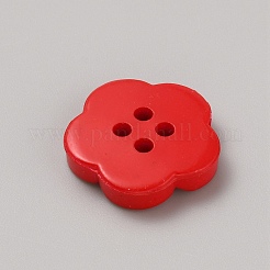 Spray Painted Plastic Buttons&nbsp;FIND-WH0152-394A-04