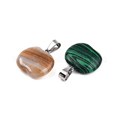 Natural & Synthetic Mixed Stone Pendants&nbsp;G-N344-20P