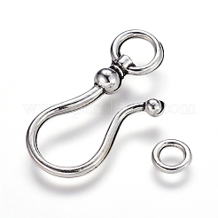 Tibetan Style S Hook Clasps&nbsp;LF5091Y