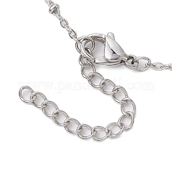 5Pcs 5 Styles 304 Stainless Steel Round Cabochon Setting Bracelets&nbsp;BJEW-JB11093-02