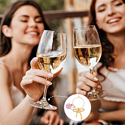 26Pcs Alloy Enamel Wine Glass Charms&nbsp;AJEW-FG00017