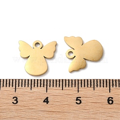 Ion Plating(IP) 304 Stainless Steel Charms&nbsp;STAS-Q303-25G