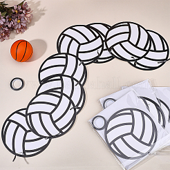 8Pcs Sports Party Decoration Paper Banner&nbsp;AJEW-CN0007-14A