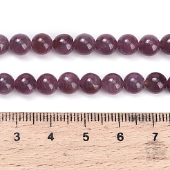 Natural Ruby Beads Strands&nbsp;G-L631-A01-6mm-AA
