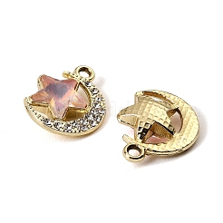 UV Plating Alloy Glass Pendants&nbsp;FIND-K032-25G
